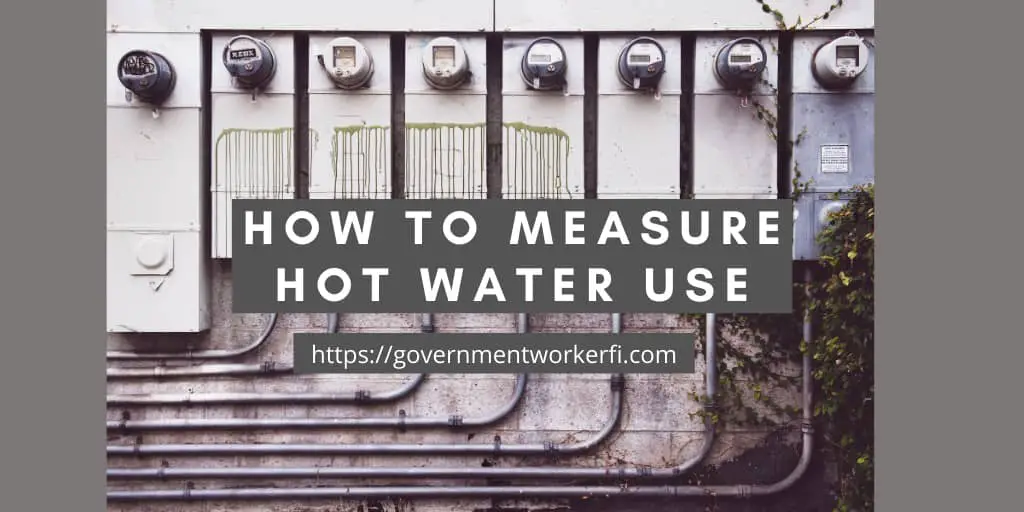 How to measure hot water use