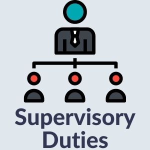 Supervisory Duties graphic