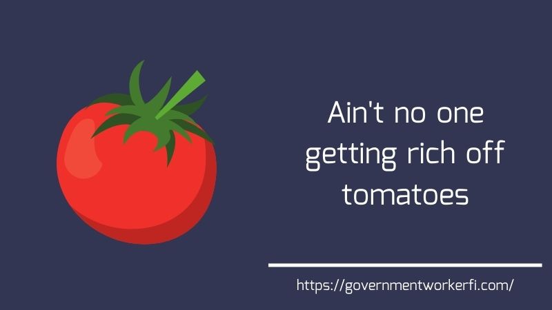 Ain’t nobody getting rich off tomatoes. (Why you shouldn’t use Twitter for financial advice)